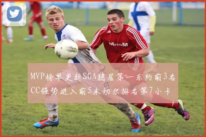 MVP榜单更新SGA稳居第一东约前3名CC强势进入前5米切尔排名第7小卡获提名